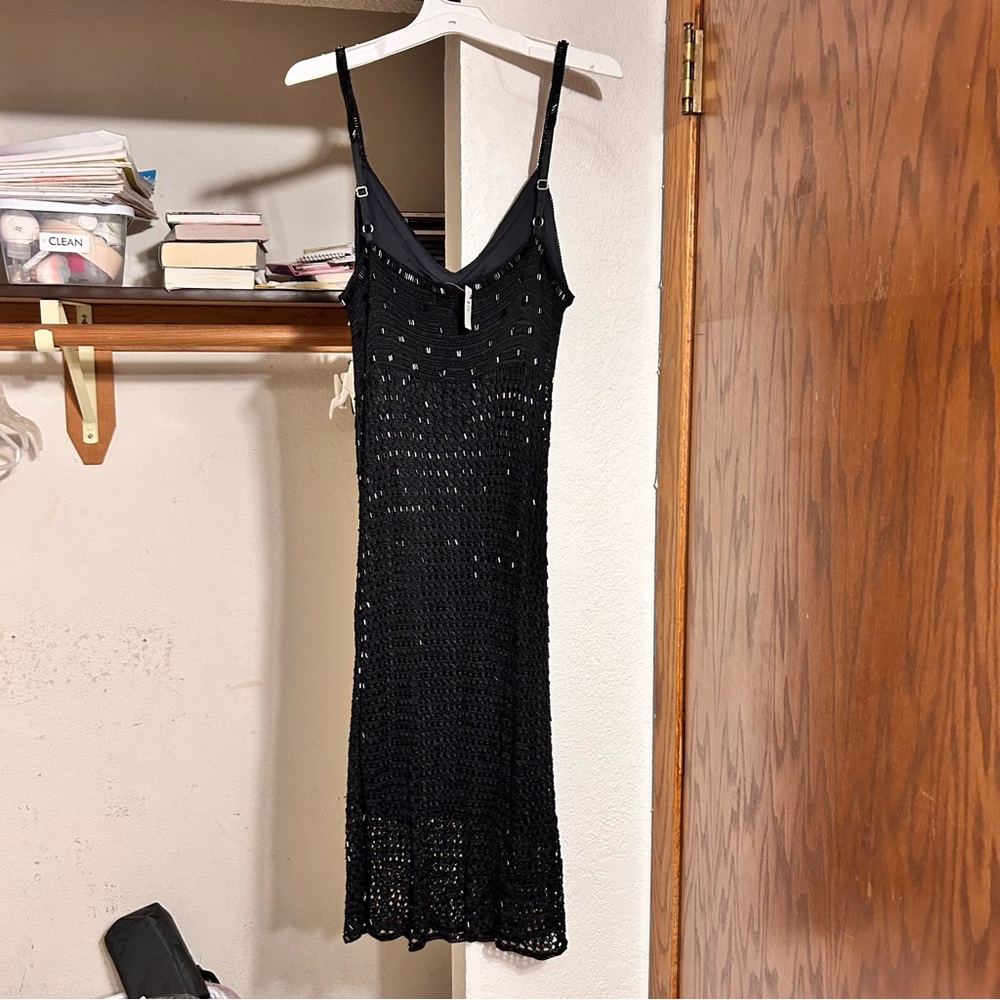 Motel Rocks Black Midi Dress - Picture 5 of 6